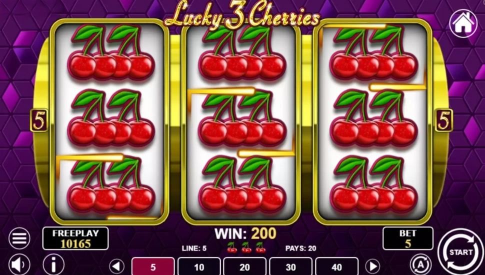 Lucky 3 cherries slot multiplier