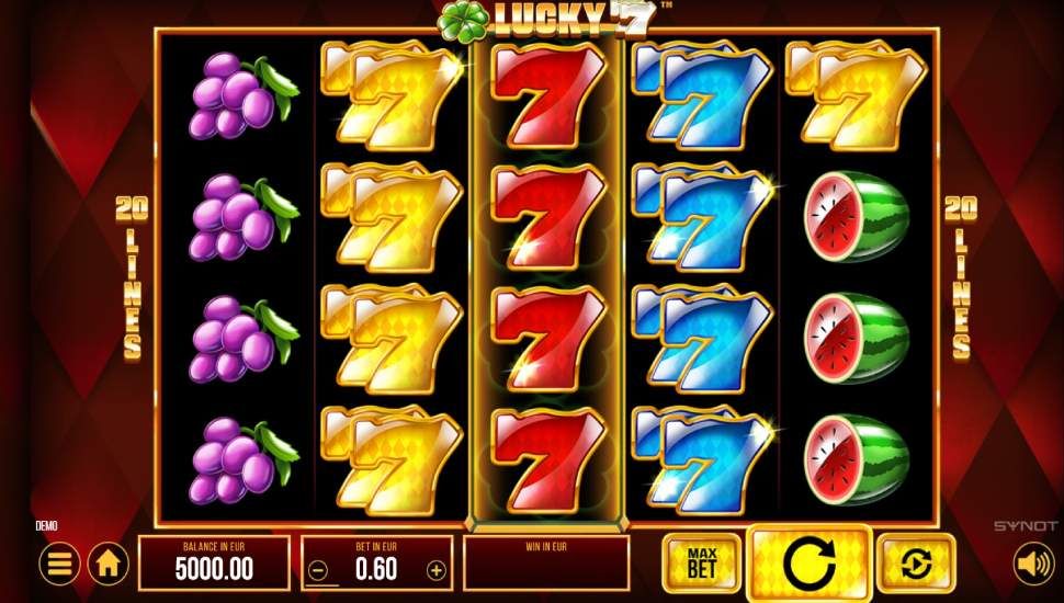 Lucky 77 slot - gameplay