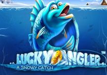 Lucky Angler: A Snowy Catch