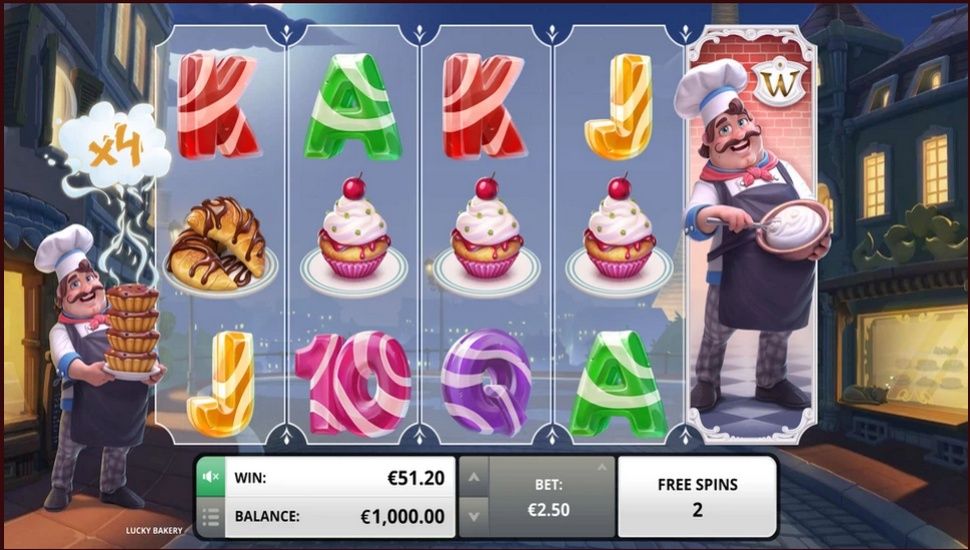 Lucky Bakery slot free spins