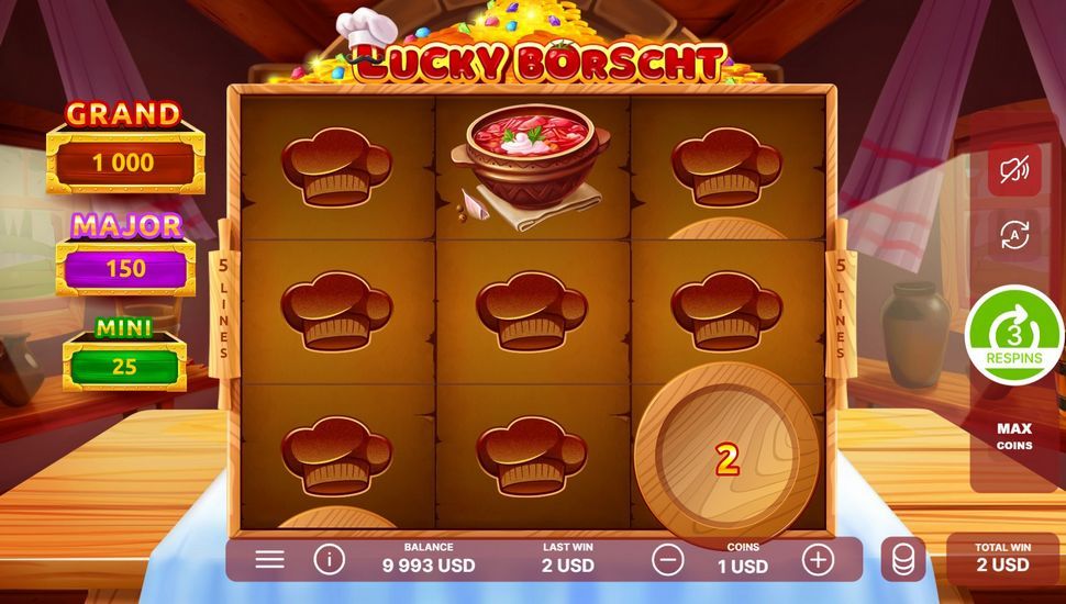 Lucky Borscht slot bonus game