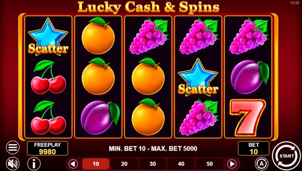 Lucky Cash and Spins