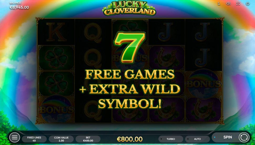Lucky Cloverland Slot - Free Spins