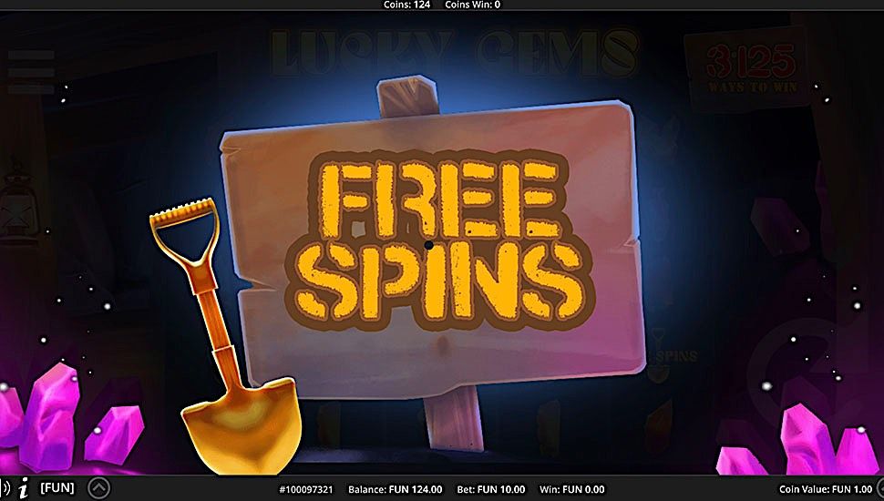 Lucky Gems slot free spins