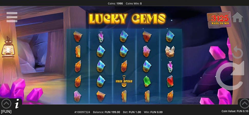 Lucky Gems slot mobile