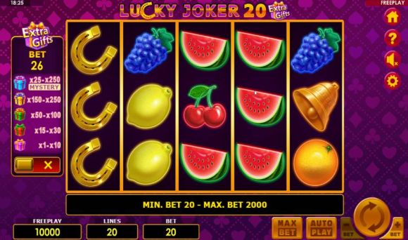 Lucky Joker 20 Extra Gifts
