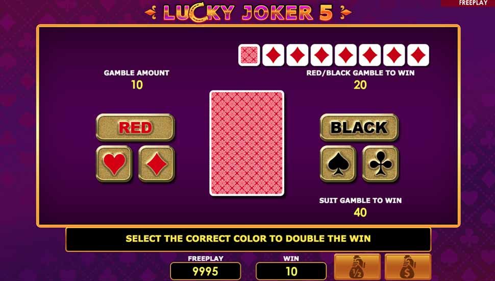 Lucky Joker 5 slot gamble