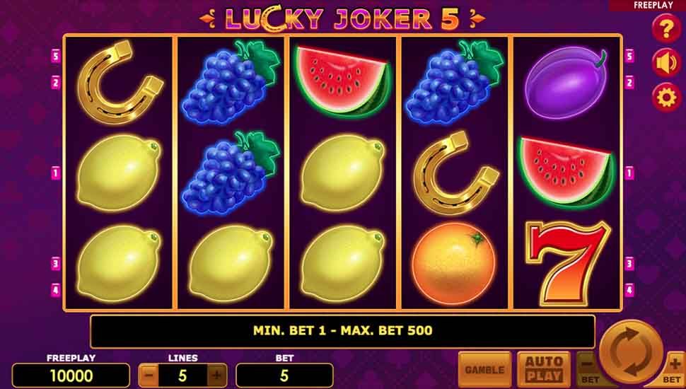 Lucky Joker 5 Slot - Review, Free & Demo Play