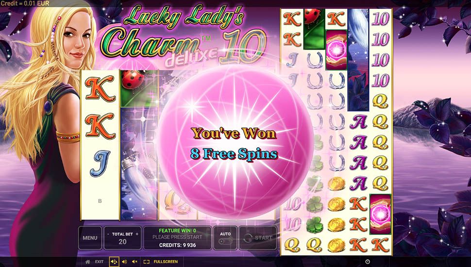 Lucky Lady’s Charm Deluxe 10 slot machine