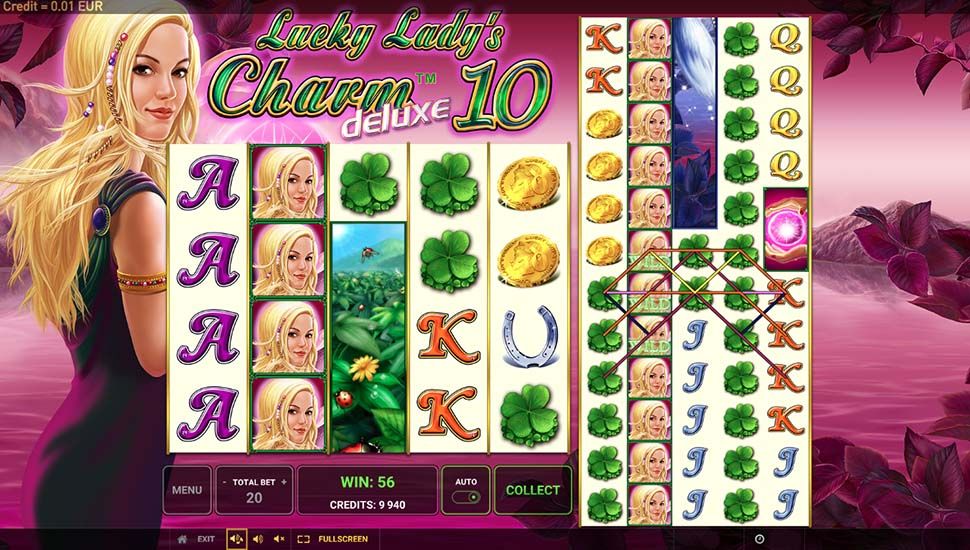 Lucky Lady’s Charm Deluxe 10 slot machine