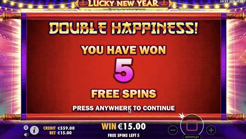 Lucky New Year slot free spins