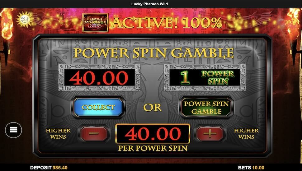 Lucky Pharaoh Wild slot Bonus