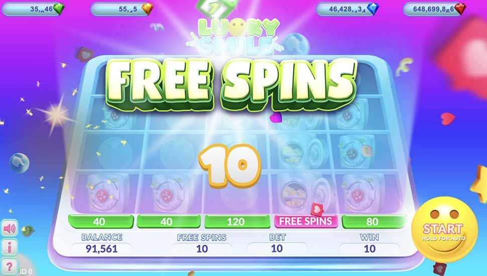 Lucky Smile slot free spins