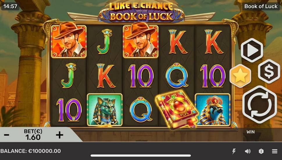 Luke E. Chance and the Book of Luck slot mobile