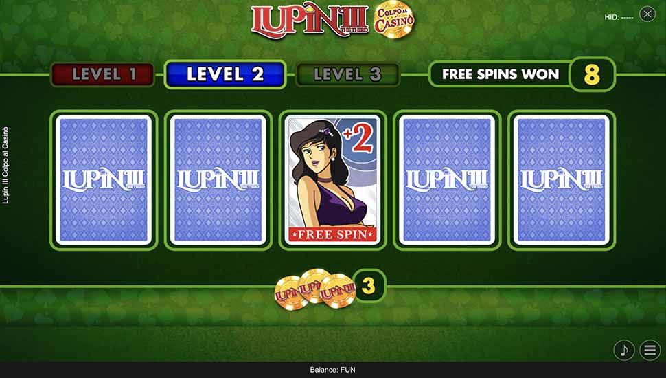 Lupin III slot Add Free Spins