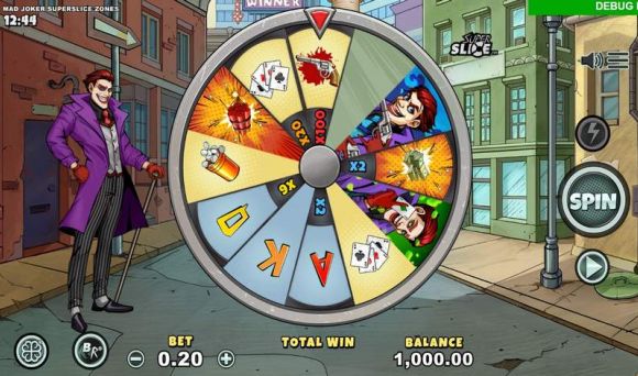 Mad Joker SuperSlice Zones