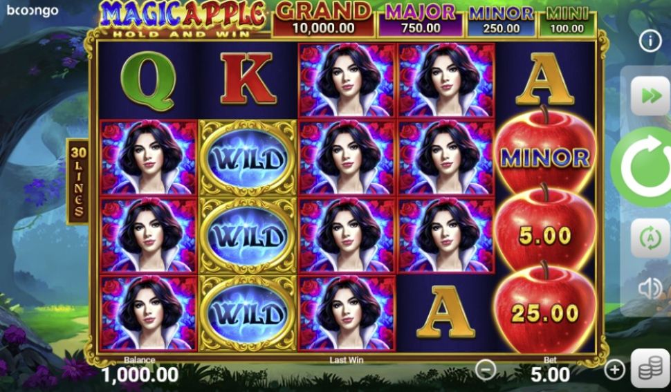 Magic Apple Hold and Win 