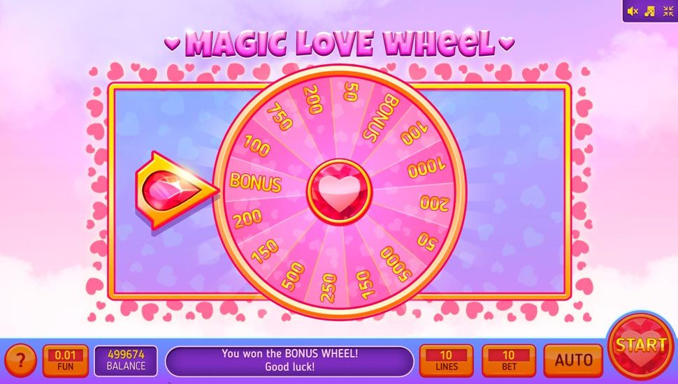 Magic Love Wheel slot Bonus Wheel