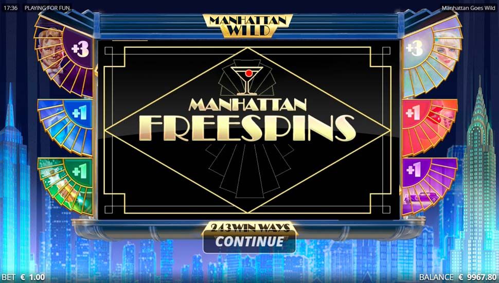 Manhattan goes wild slot - Free Spins