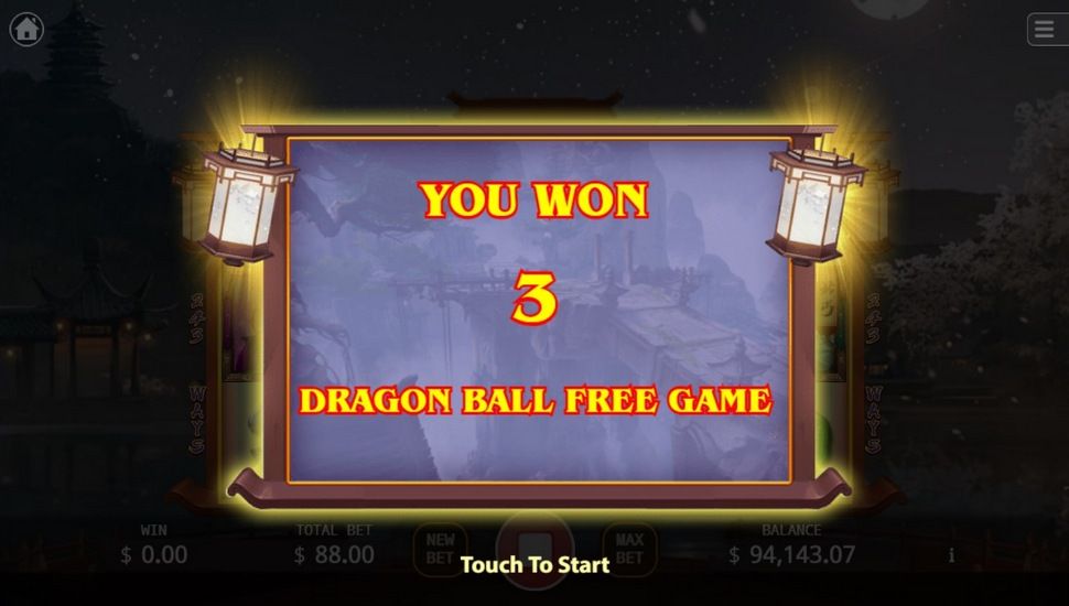 Master of Wulin Lock 2 Spin slot Dragon Ball Feature