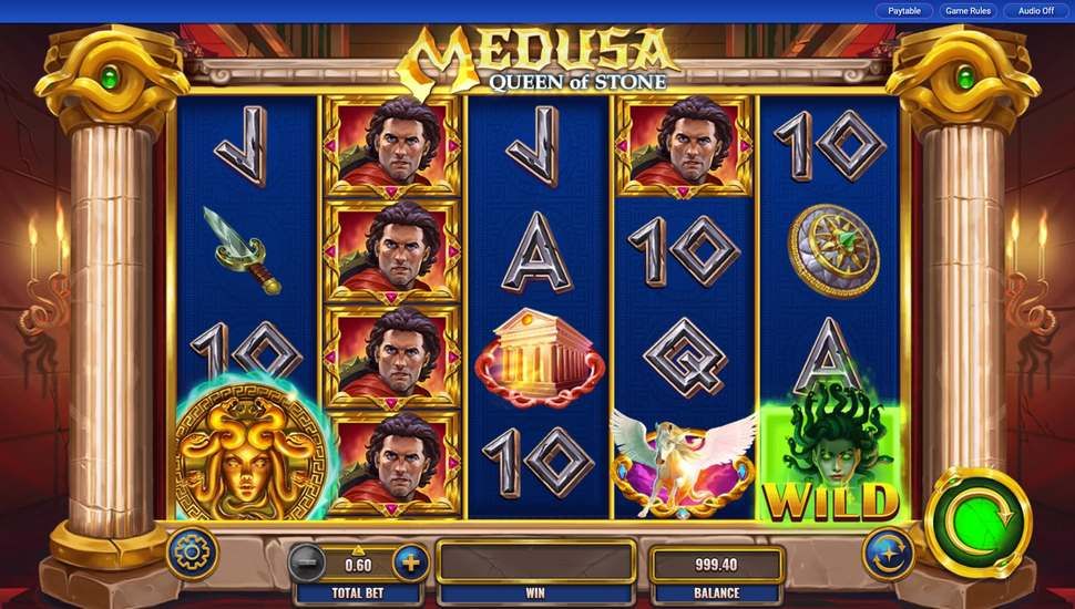 Medusa Queen Of Stone slot gameplay
