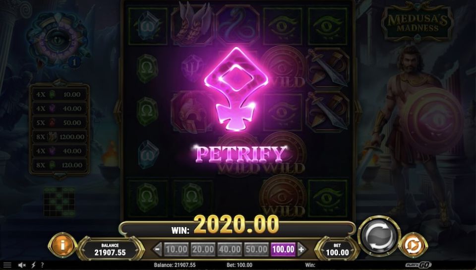 Medusa's Madness slot Stone Gateway
