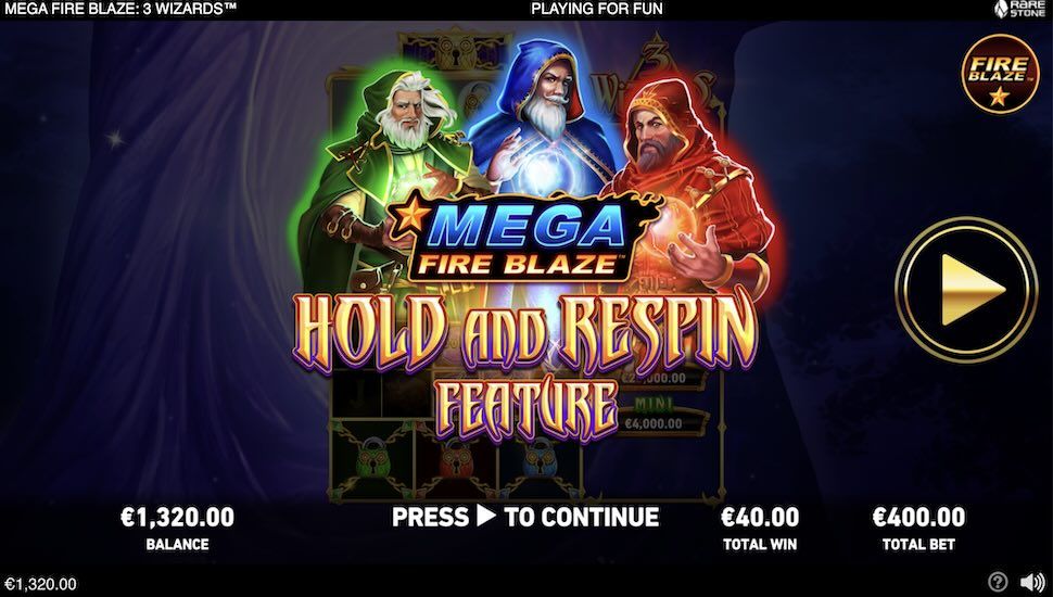 Mega Fire Blaze 3 Wizards