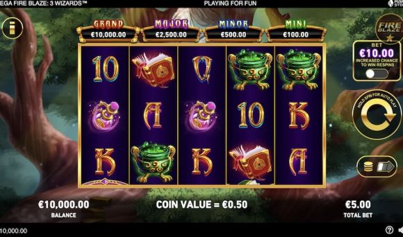 Mega Fire Blaze 3 Wizards