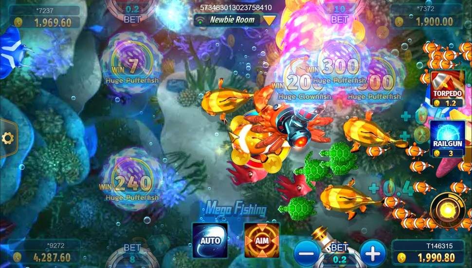Mega Fishing fishing game gameplay