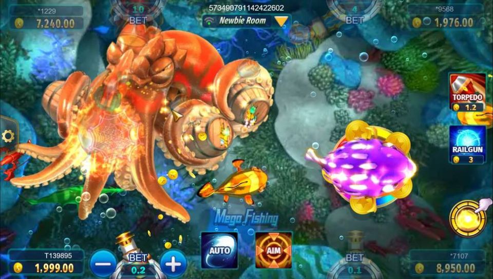 Mega Fishing fishing game Mega Octopus-Wheel