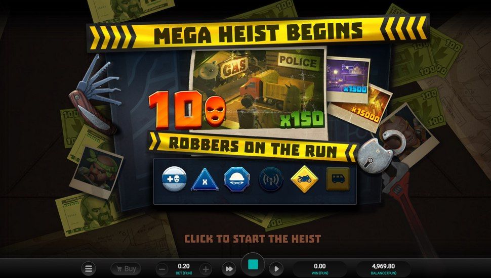 Mega Heist slot Bonus buy