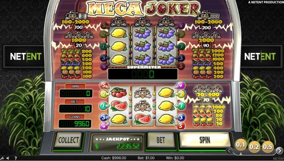 Mega Joker slot gameplay