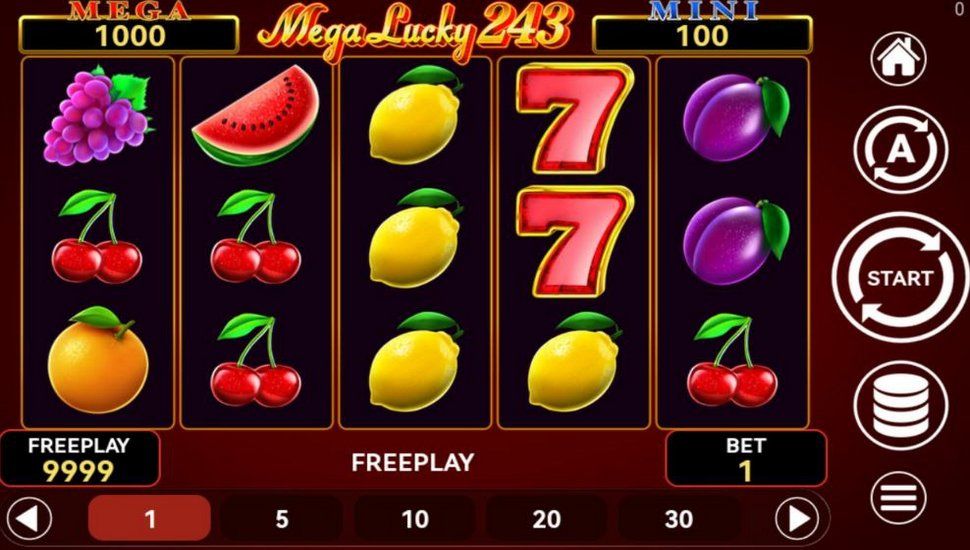 Mega Lucky 243 Slot Mobile