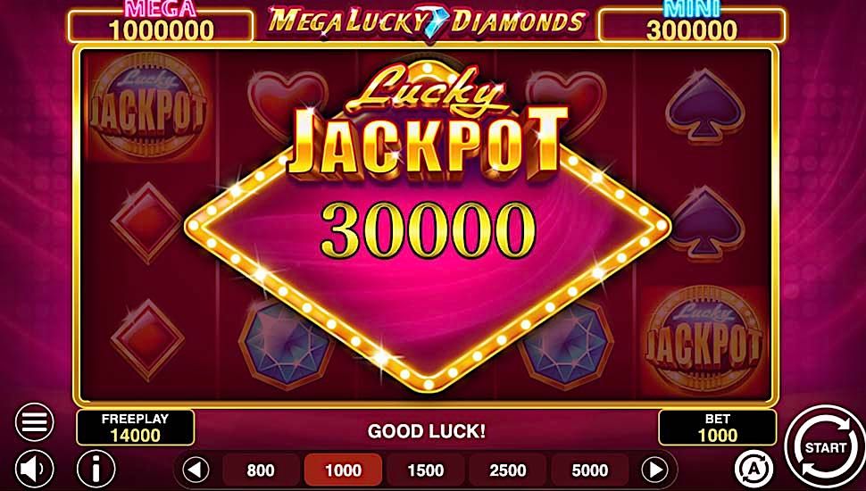 Mega Lucky Diamonds slot free spins