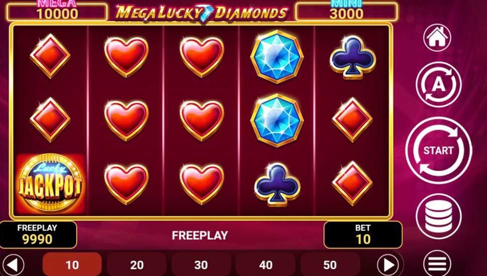 Mega Lucky Diamonds slot mobile