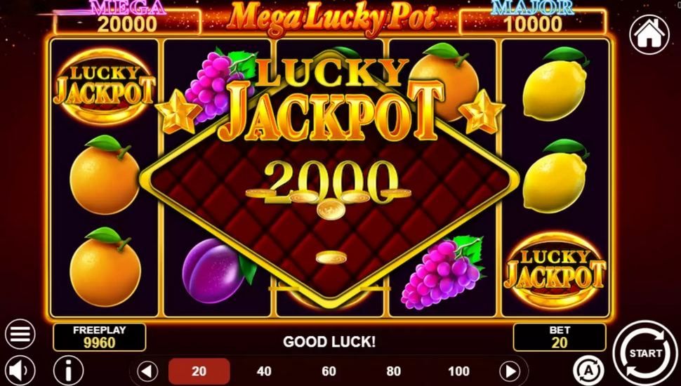 Mega lucky pot slot jackpot