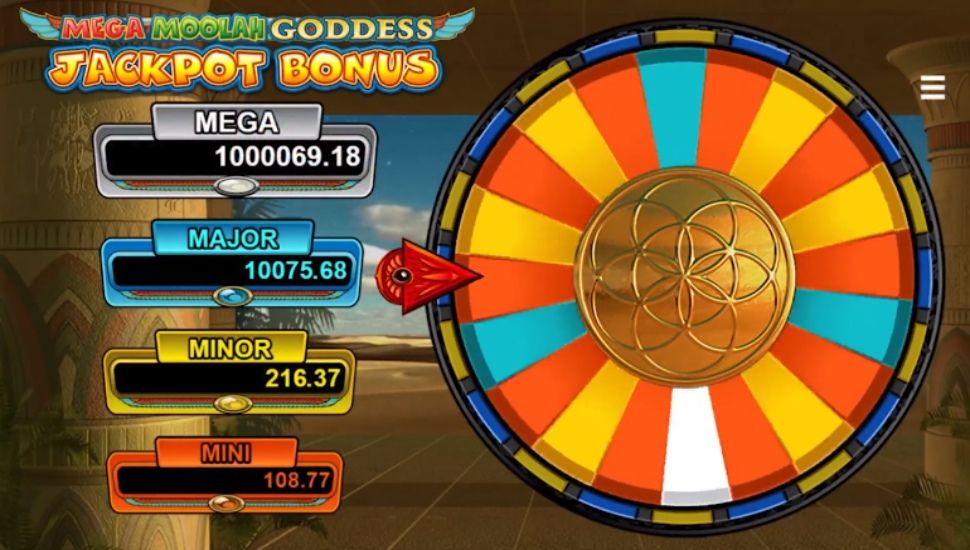 Mega Moolah Goddess - Bonus Features