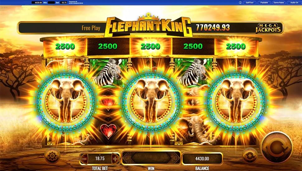MegaJackpots Elephant King slot machine