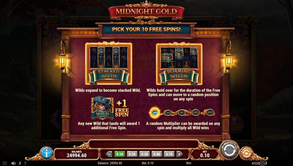 Midnight Gold Slot Free Spins