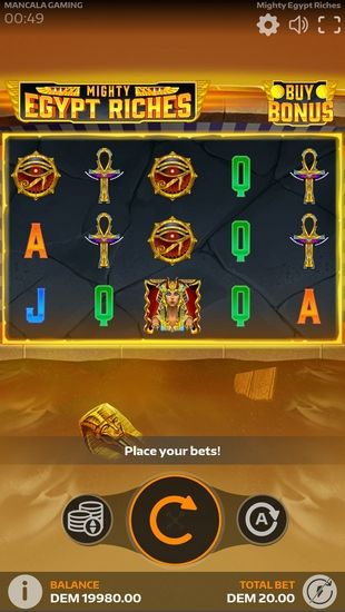 Mighty Egypt Riches slot Mobile