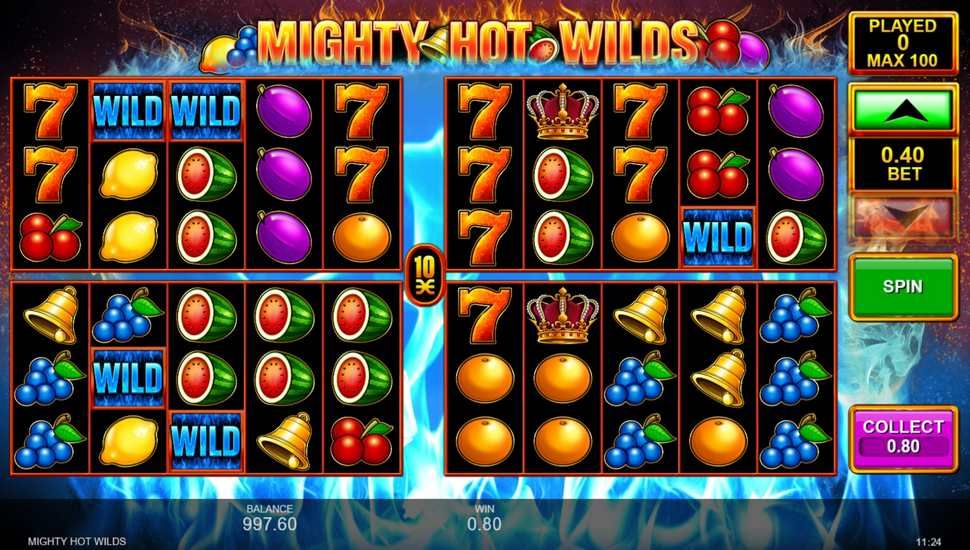 Mighty Hot Wilds slot bonus