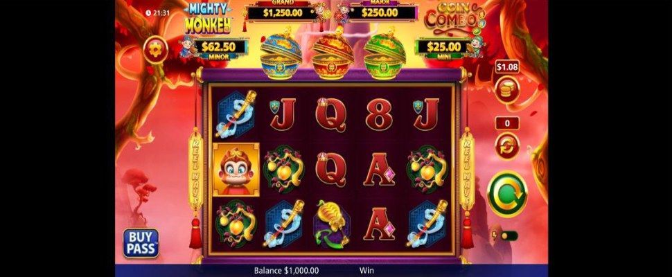 Mighty Monkey Coin Combo slot mobile