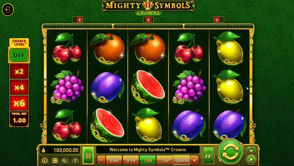 Mighty Symbols Crowns slot - gameplay