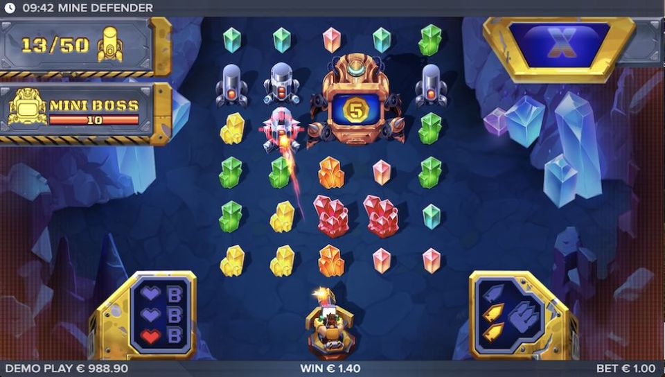 Mine Defender slot Enemies