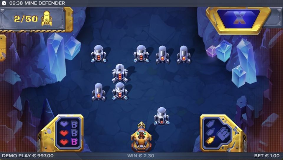 Mine Defender slot Hero
