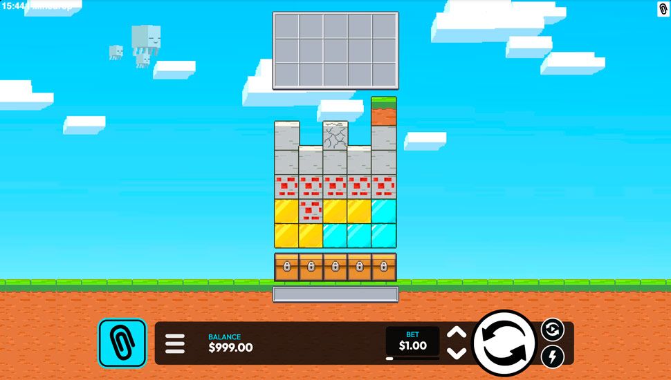 Minedrop slot gameplay