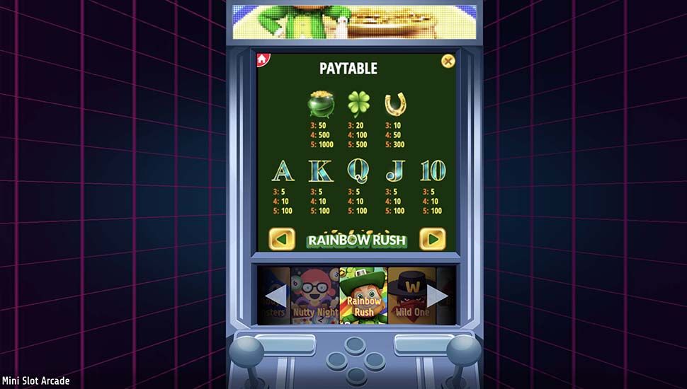 Mini Slot Arcade slot payatble