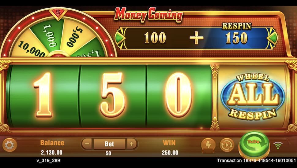 Money Coming slot Bonus