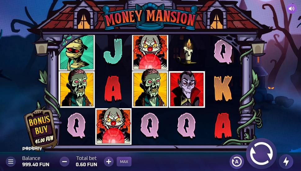Money Mansion slot gameplay