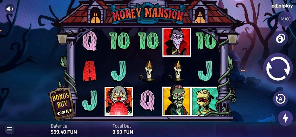 Money Mansion slot mobile